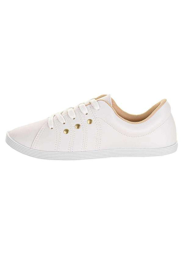 Beira Rio - Tênis Feminino Casual Beira Rio 4205152 - Branco 2