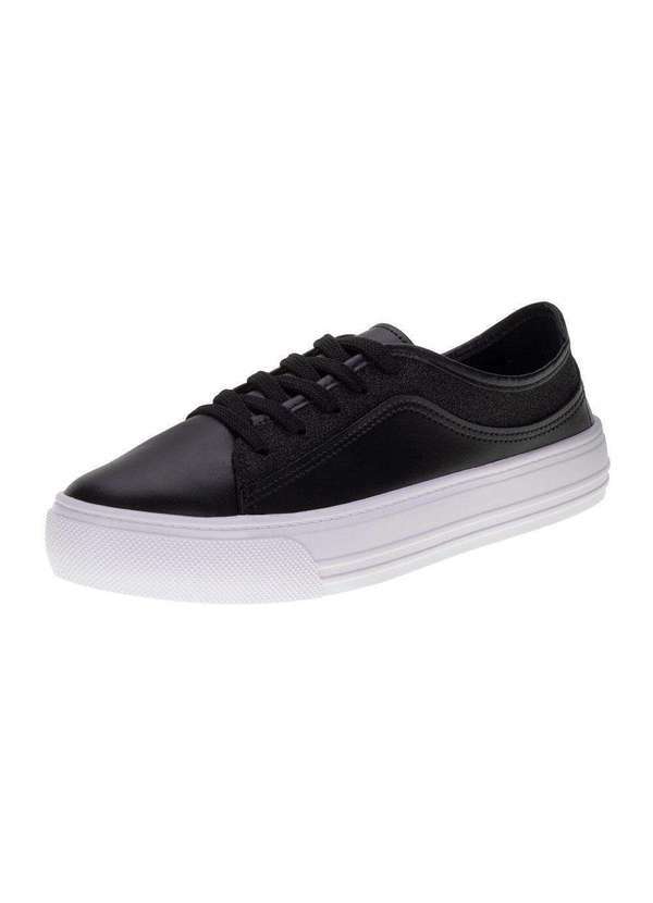 Beira Rio - Tênis Feminino Casual Beira Rio 4220424 - Preto