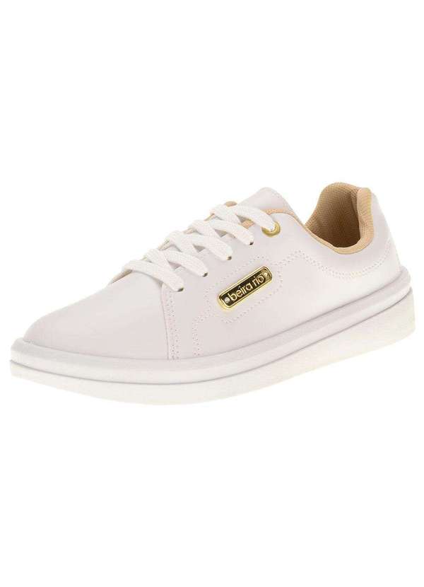 Beira Rio - Tênis Feminino Casual Beira Rio 4273110 - Branco