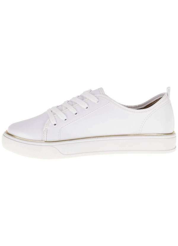 Beira Rio - Tênis Feminino Casual Beira Rio - 4294306 - Branco 2