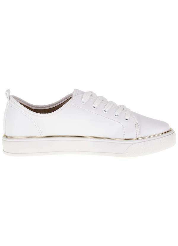 Beira Rio - Tênis Feminino Casual Beira Rio - 4294306 - Branco 5