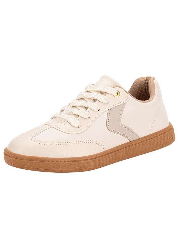 Beira Rio - Tênis Feminino Casual Beira Rio 4313103 - Marfim