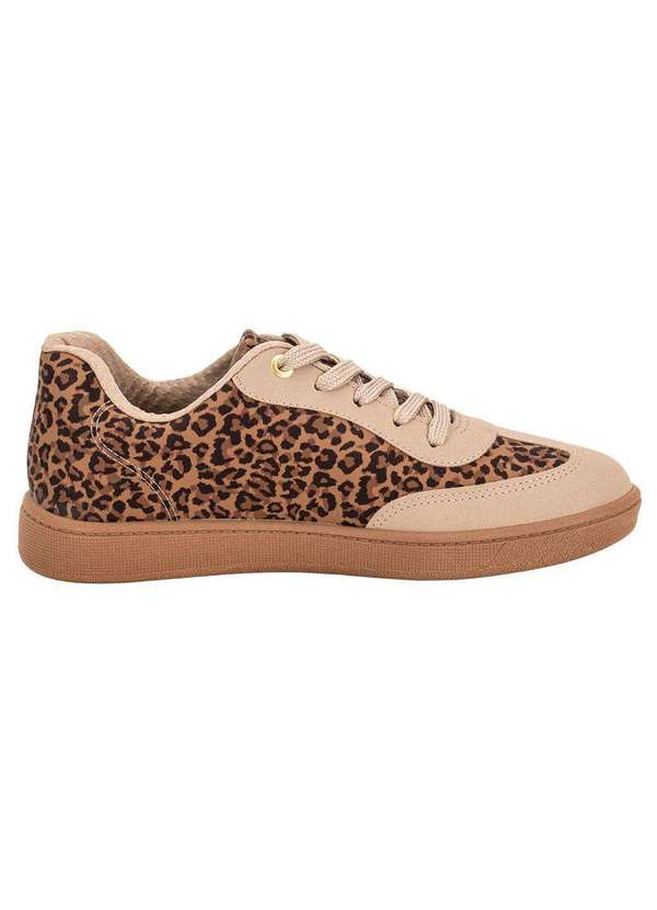 Beira Rio - Tênis Feminino Casual Beira Rio 4313103 - Onça 5