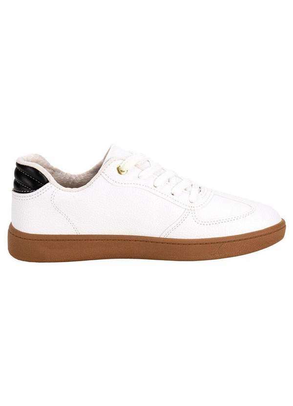 Beira Rio - Tênis Feminino Casual Beira Rio 4313105 - Branco/Preto 5