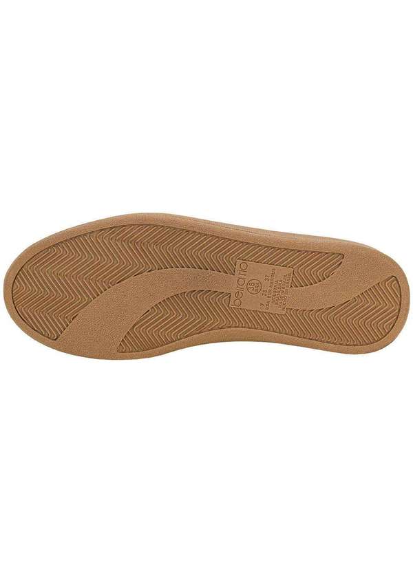 Beira Rio - Tênis Feminino Casual Beira Rio 4313109 Branco/Dourado 4