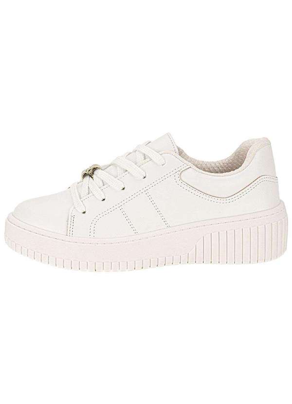 Beira Rio - Tênis Feminino Casual Beira Rio 4316102 - Branco 2