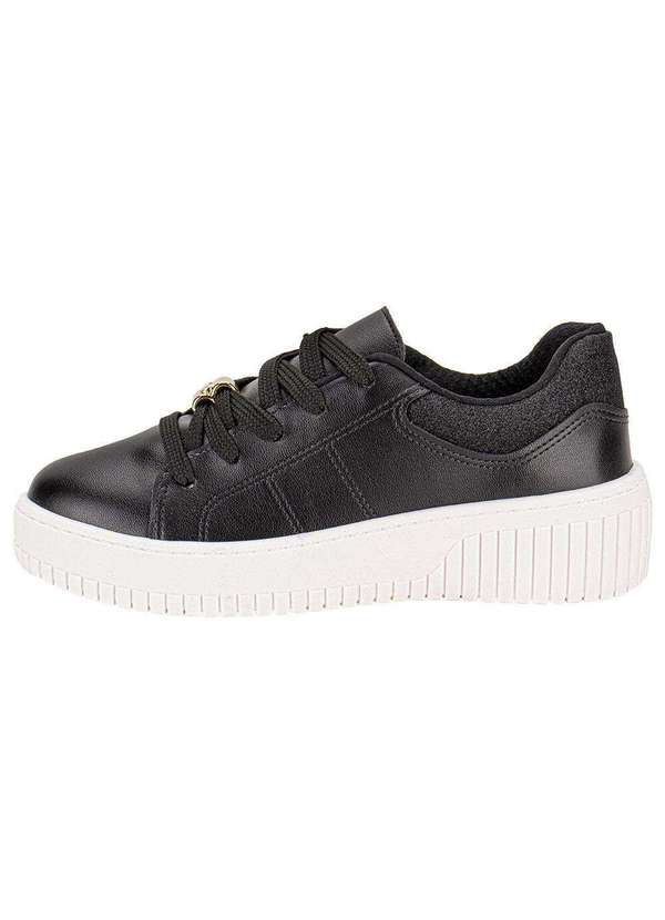 Beira Rio - Tênis Feminino Casual Beira Rio 4316102 - Preto 2