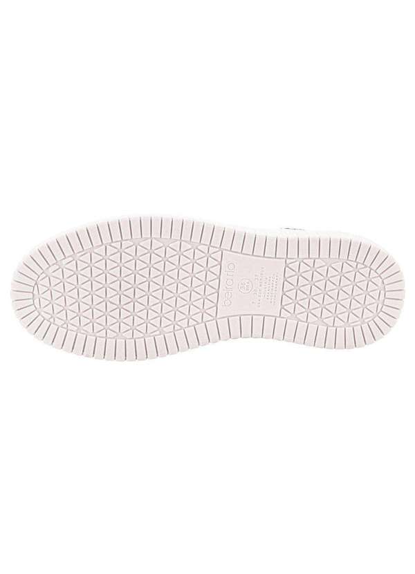 Beira Rio - Tênis Feminino Casual Beira Rio 4316102 - Branco/Cinza 4