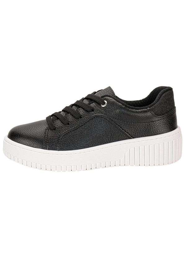 Beira Rio - Tênis Feminino Casual Beira Rio 4316104 - Preto 2