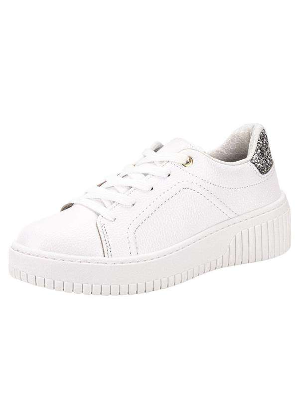 Tênis Feminino Casual Beira Rio 4316104 Branco 01 Clovis Calcados