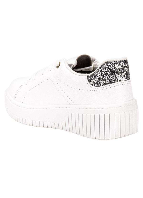 Beira Rio - Tênis Feminino Casual Beira Rio 4316104 - Branco 01 3