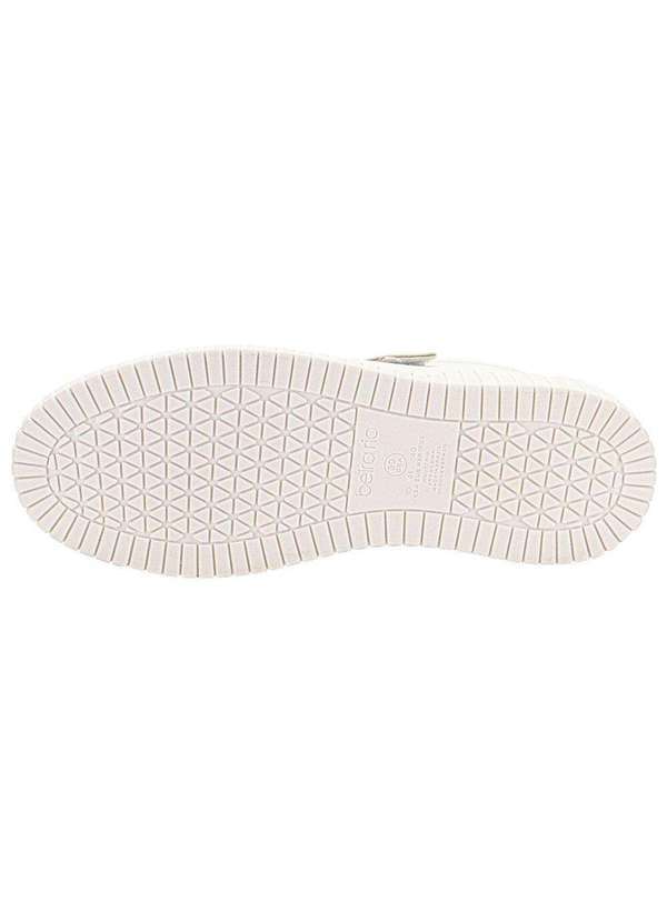 Beira Rio - Tênis Feminino Casual Beira Rio 4316105 - Branco 4