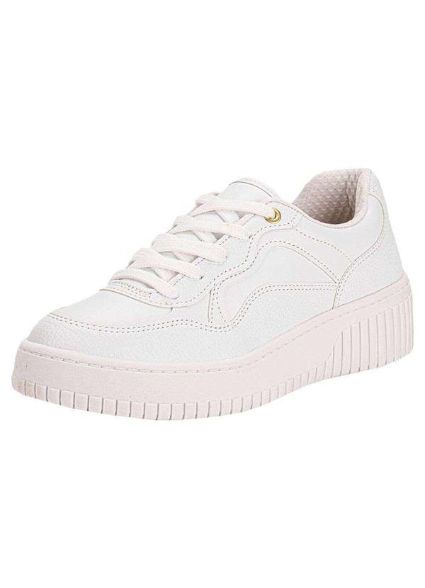 Beira Rio - Tênis Feminino Casual Beira Rio 4316107 - Branco