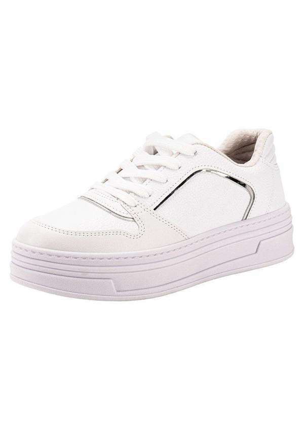 Beira Rio - Tênis Feminino Casual Beira Rio 4321101 - Branco