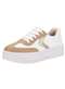 Beira Rio - Tênis Feminino Casual Beira Rio 4321101 - Branco/Bege - variação: - BRANCO/BEGE