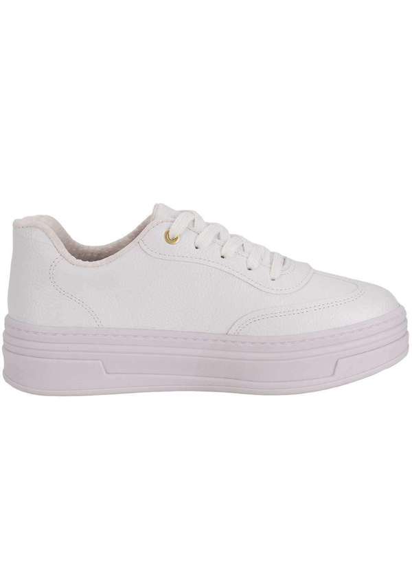 Beira Rio - Tênis Feminino Casual Beira Rio 4321101 - Branco 4