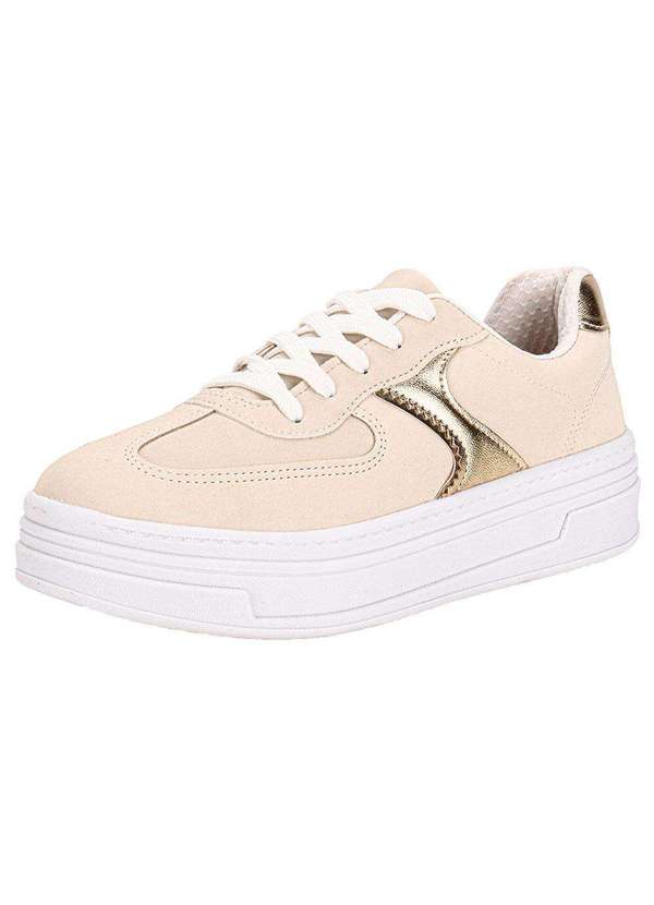 Beira Rio - Tênis Feminino Casual Beira Rio 4321104 - Marfim