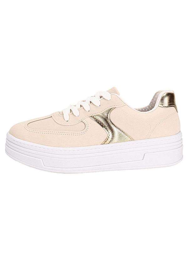 Beira Rio - Tênis Feminino Casual Beira Rio 4321104 - Marfim 2