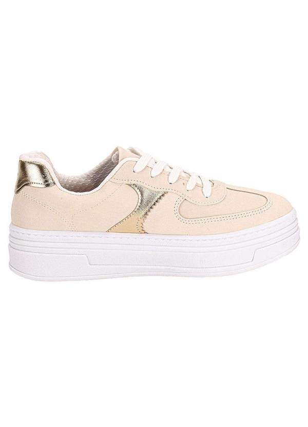 Beira Rio - Tênis Feminino Casual Beira Rio 4321104 - Marfim 5