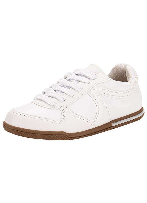 Beira Rio - Tênis Feminino Casual Beira Rio 4326101 - Branco