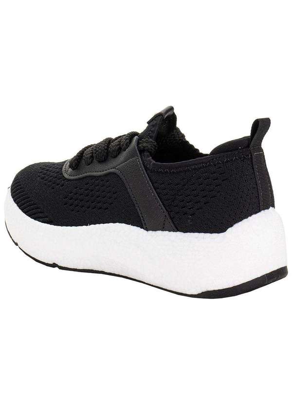 Beira Rio - Tênis Feminino Casual Beira Rio 4327103 Preto 3