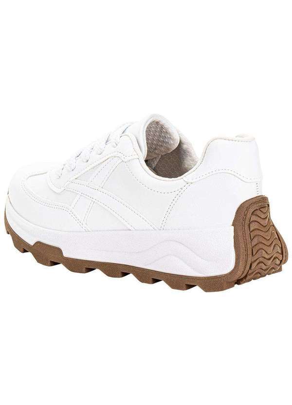 Beira Rio - Tênis Feminino Casual Beira Rio 4328104 Branco 3
