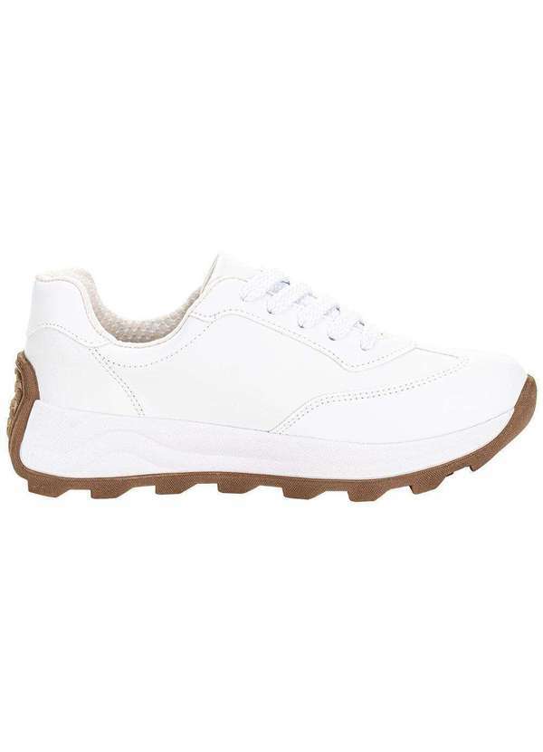Beira Rio - Tênis Feminino Casual Beira Rio 4328104 Branco 5