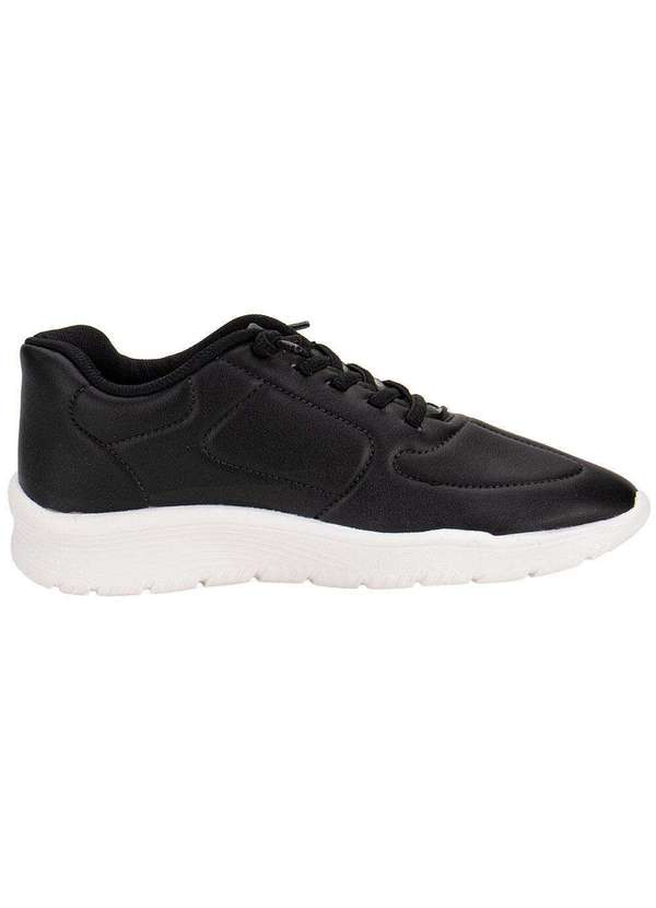 Beira Rio - Tênis Feminino Casual Beira Rio 4332107 Preto 5
