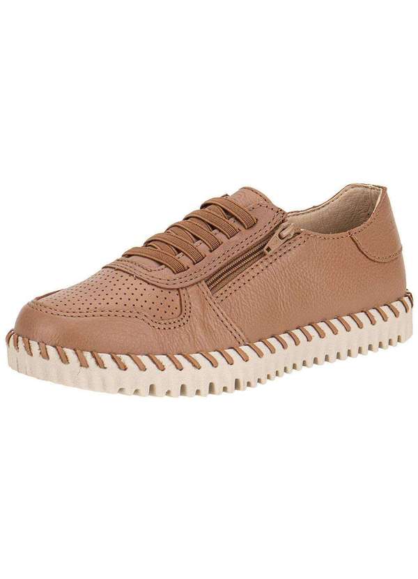Bottero - Tênis Feminino Casual Botisly Xxv Bottero 370402 Camel