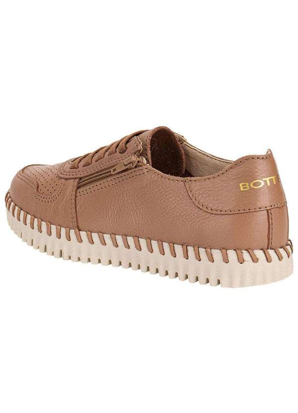 Bottero - Tênis Feminino Casual Botisly Xxv Bottero 370402 Camel 3