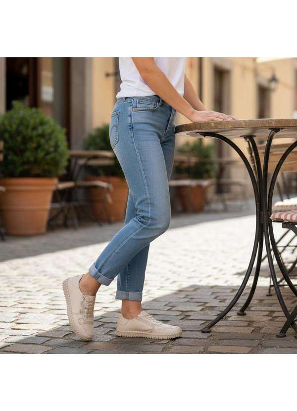 Bottero - Tênis Feminino Casual Botisly Xxv Bottero 370402 Natural 2