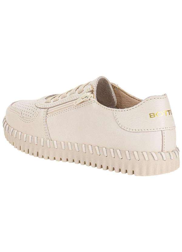 Bottero - Tênis Feminino Casual Botisly Xxv Bottero 370402 Natural 3