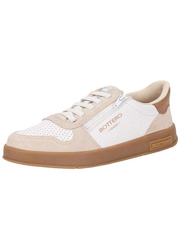 Bottero - Tênis Feminino Casual Botsmash Bottero 364902 Branco/Bege 1