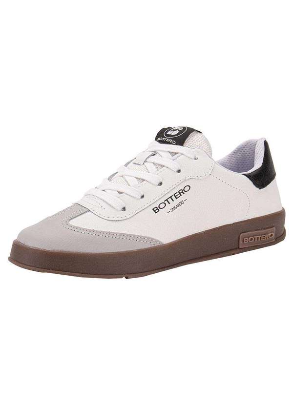 Bottero - Tênis Feminino Casual Bottero 364905 - Branco/Preto