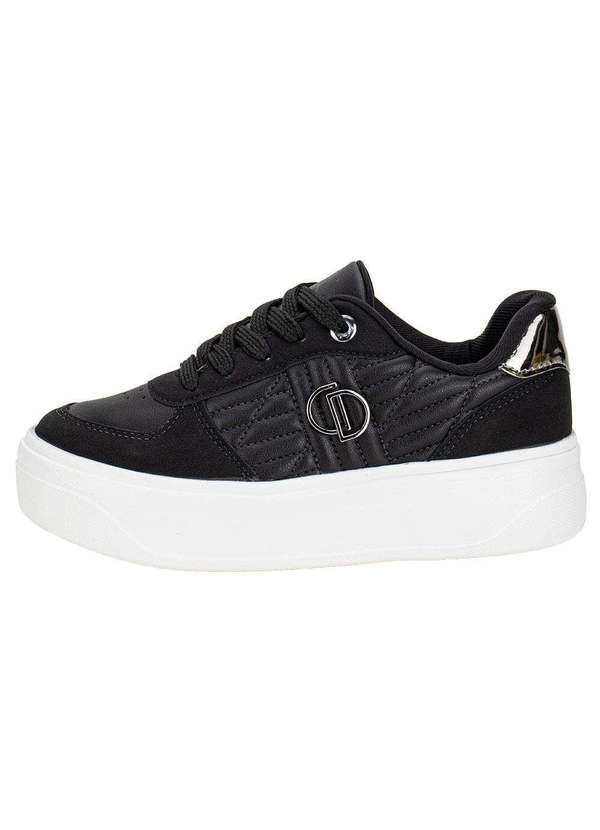 Dakota - Tênis Feminino Casual Dakota D0982 - Preto/Branco 2