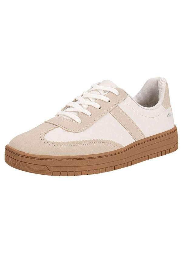 Dakota - Tênis Feminino Casual Dakota G9953 - Branco/Bege