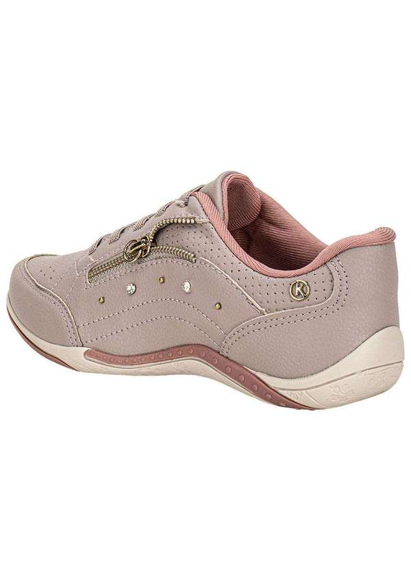 Kolosh - Tênis Feminino Casual Kolosh C3677 - Cinza/Rosa 3