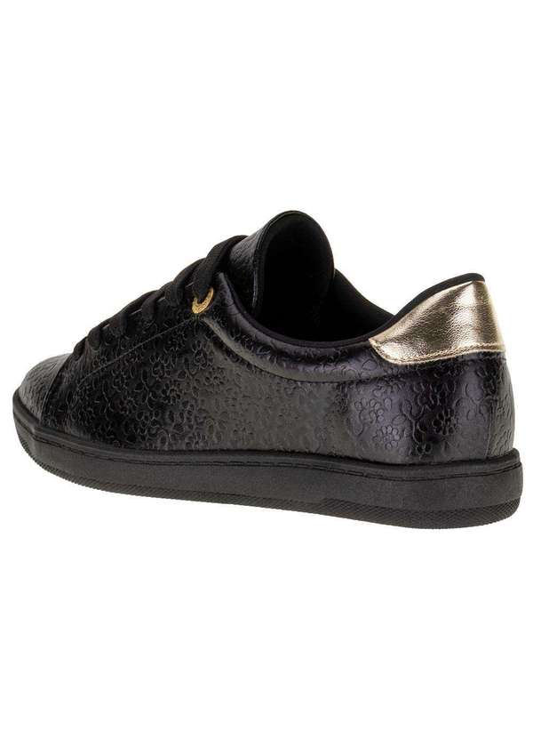 Modare - Tênis Feminino Casual Modare - 7363105 - Preto/Bege 3