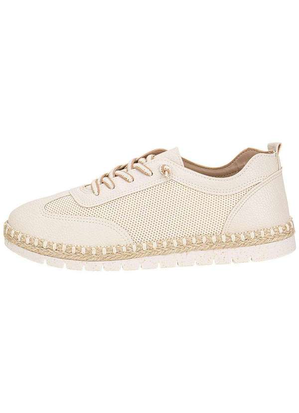 Modare - Tênis Feminino Casual  Modare 7390312 - Marfim 2
