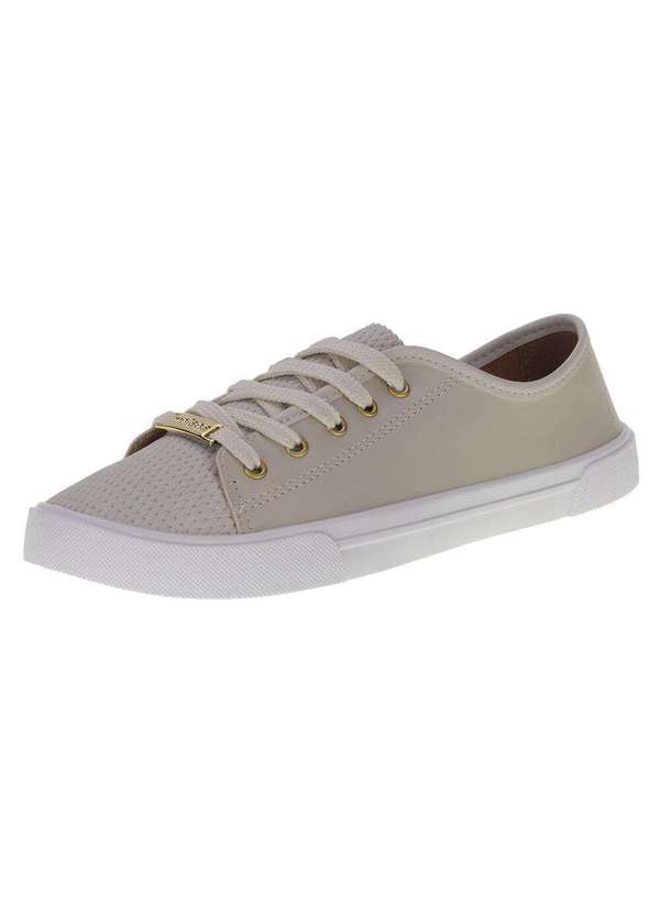 Moleca - Tênis Feminino Casual Moleca 5296510 Marfim