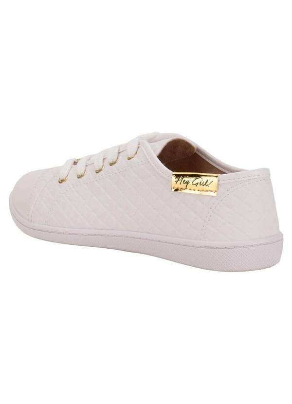 Moleca - Tênis Feminino Casual Moleca 5605412 - Branco 3