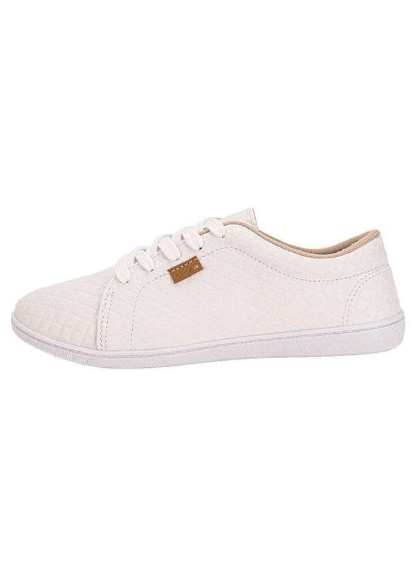 Moleca - Tênis Feminino Casual Moleca 5605463 - Branco 2
