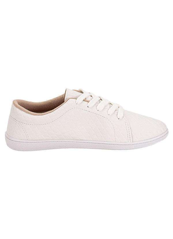 Moleca - Tênis Feminino Casual Moleca 5605463 - Branco 5