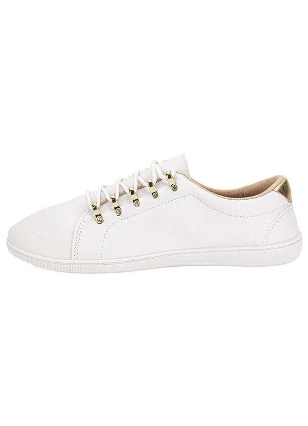 Moleca - Tênis Feminino Casual Moleca 5605467 - Branco 2