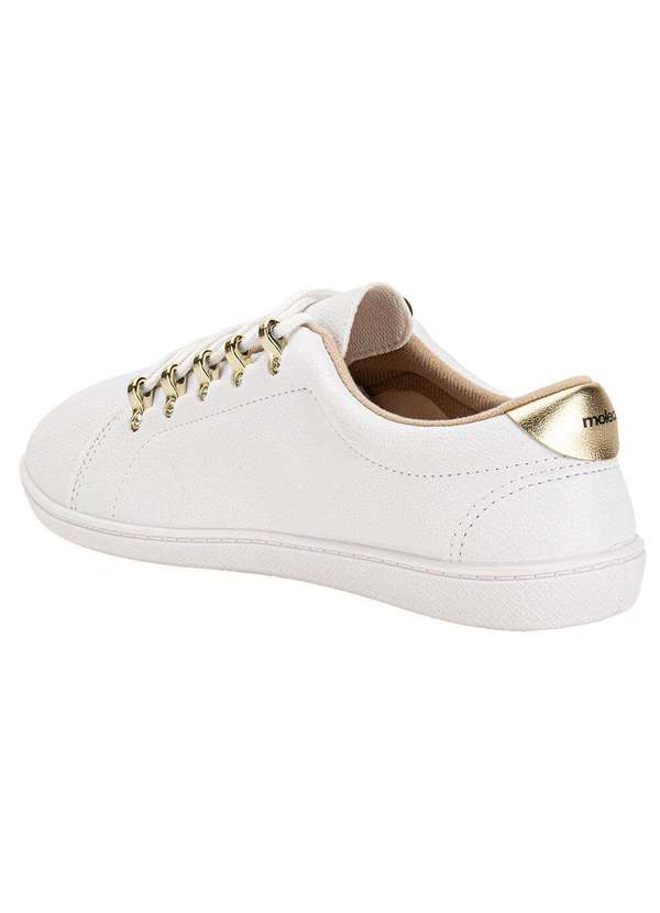 Moleca - Tênis Feminino Casual Moleca 5605467 - Branco 3