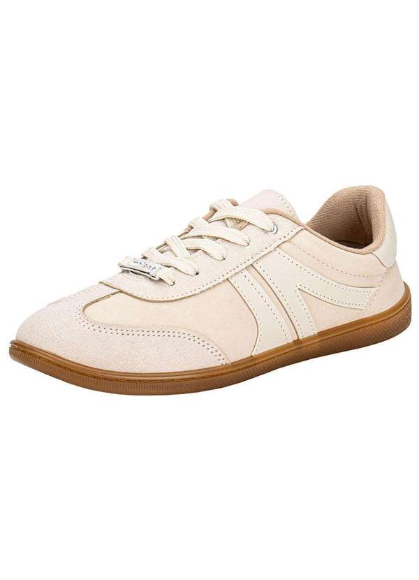 Moleca - Tênis Feminino Casual Moleca 5605472 - Marfim