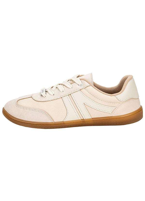 Moleca - Tênis Feminino Casual Moleca 5605472 - Marfim 2