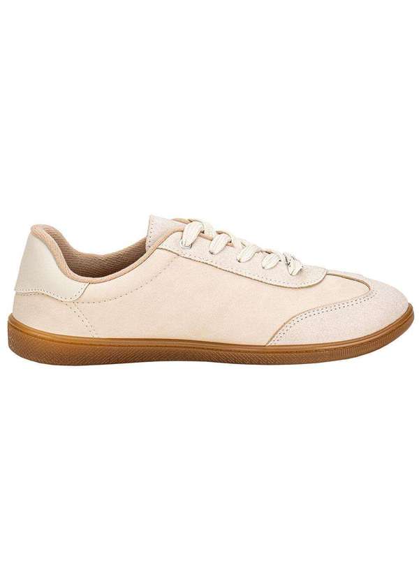 Moleca - Tênis Feminino Casual Moleca 5605472 - Marfim 5