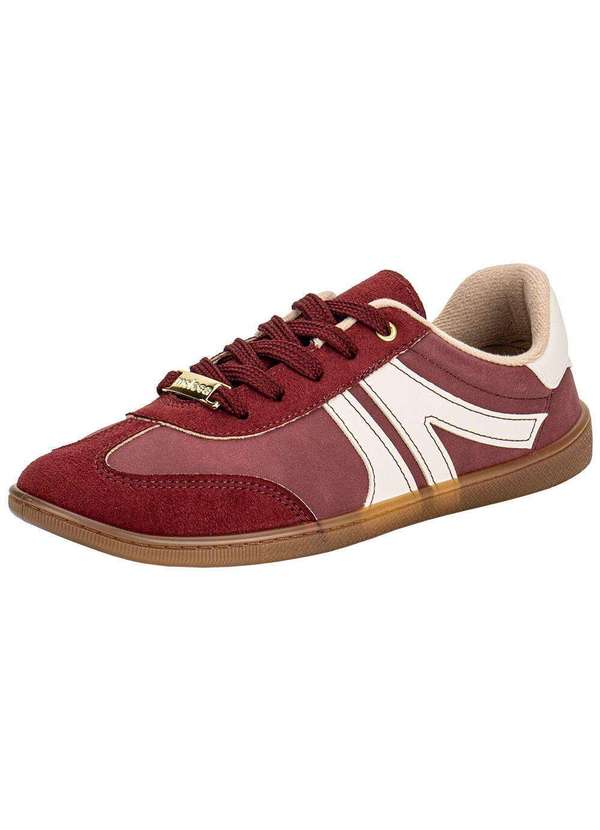 Moleca - Tênis Feminino Casual Moleca 5605472 Vermelho