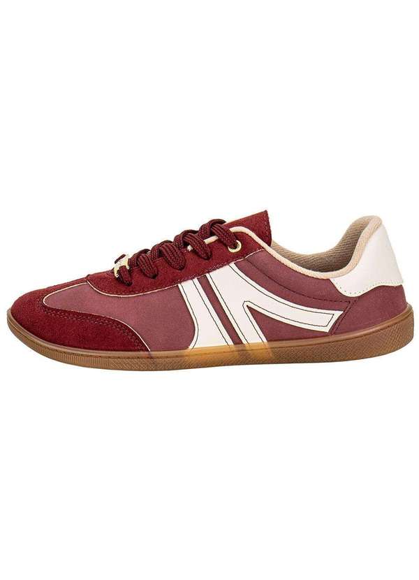 Moleca - Tênis Feminino Casual Moleca 5605472 Vermelho 2